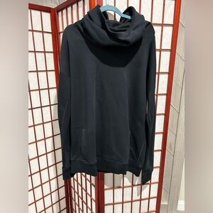 Zyia Black Cowl Neck hoodie Sweatshirt 3x